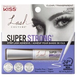 KISS Lash Couture Strip Lash Adhesive for False Eyelashes - Clear - 0.17 oz./5g